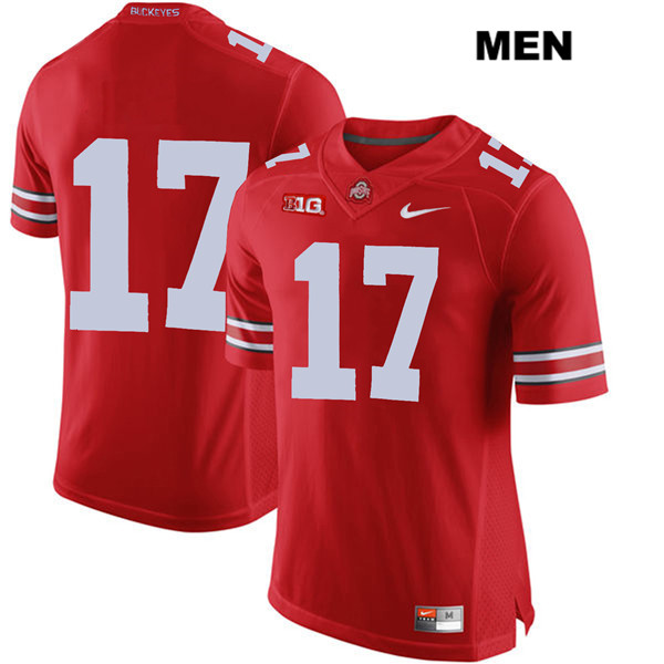 Ohio State Buckeyes Men's Kamryn Babb #17 Red Authentic Nike No Name College NCAA Stitched Football Jersey YA19X30VA